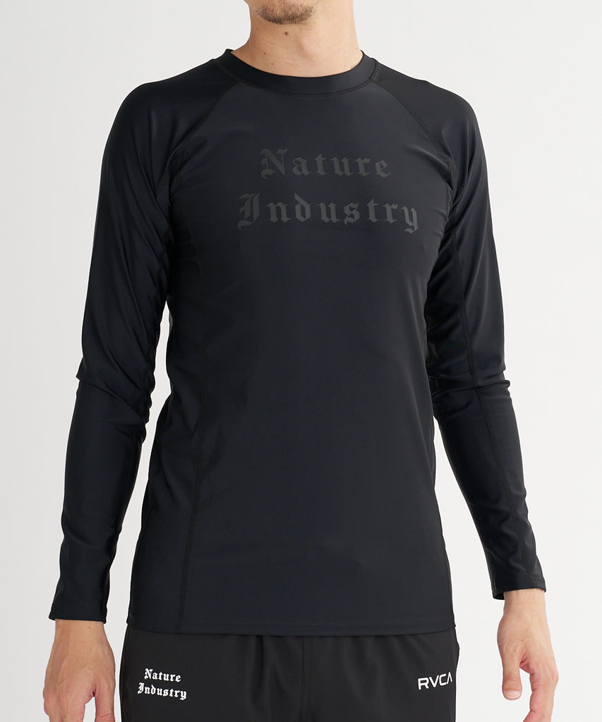 RVCA SPORT メンズ NATURE INDUSTRY VA RASH LS 長袖ラッシュガード