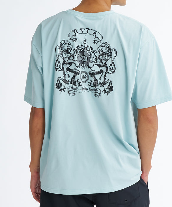 RVCA メンズ LIONS GATE SFST サーフTシャツ 【2026年夏モデル】 BHZ / XL