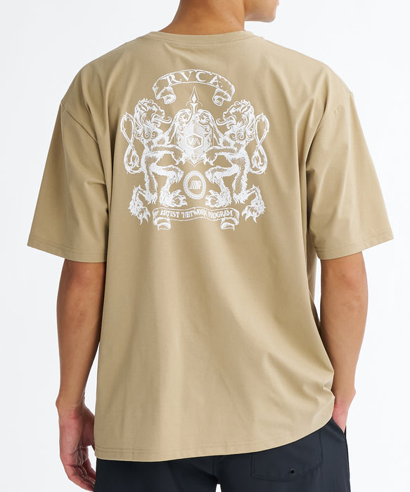 RVCA メンズ LIONS GATE SFST サーフTシャツ 【2026年夏モデル】 KHA / XL