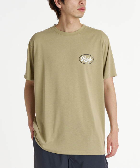 RVCA メンズ BLANCE HORIZON SFST サーフTシャツ 【2026年夏モデル】 KHA / XL
