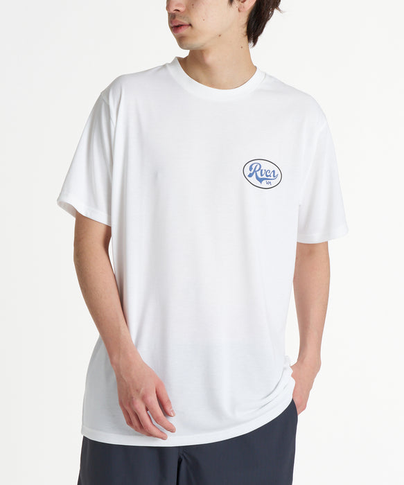 RVCA メンズ BLANCE HORIZON SFST サーフTシャツ 【2026年夏モデル】 WHT / XL
