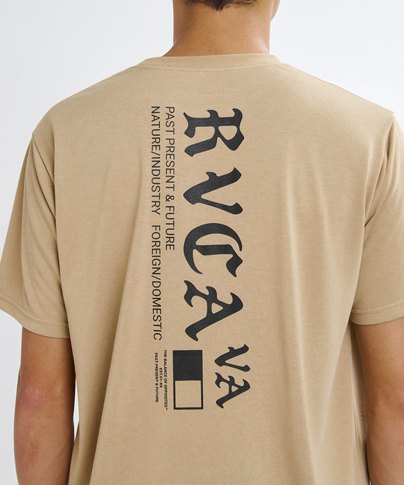 RVCA メンズ OE STARIGHT SFST サーフTシャツ 【2026年夏モデル】 KHA / XL