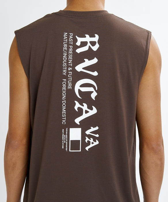RVCA メンズ OE STARIGHT SFTT サーフタンクトップ 【2026年夏モデル】 MOC / XL