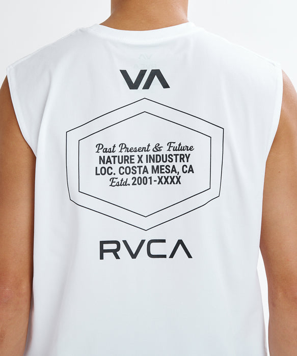 RVCA メンズ VA HEX RVCA SFTT サーフタンクトップ 【2026年夏モデル】 WHT / XL