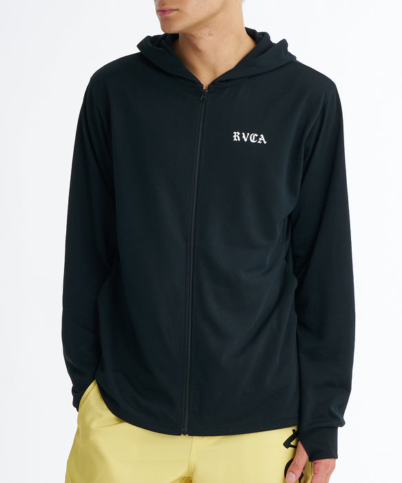 RVCA メンズ OE STARIGHT SFHD 長袖サーフTシャツ 【2026年夏モデル】 BLK / XL