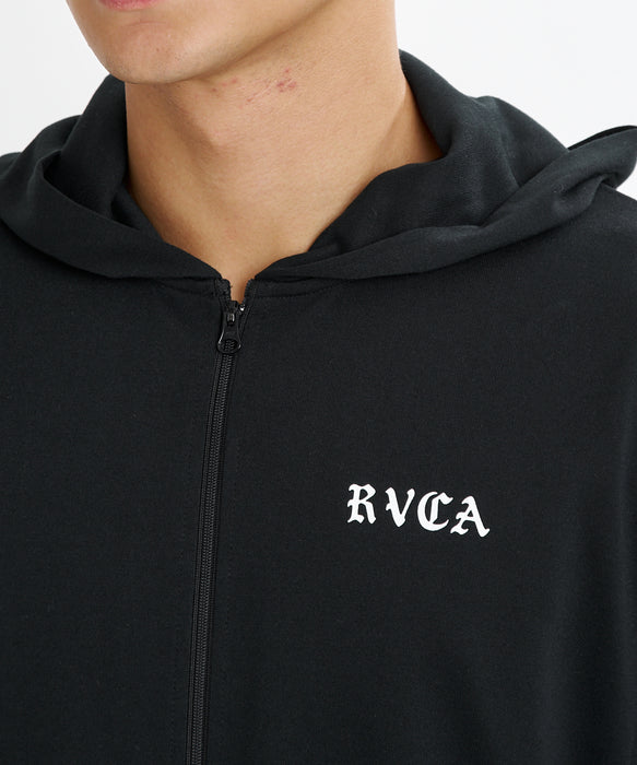 RVCA メンズ OE STARIGHT SFHD 長袖サーフTシャツ 【2026年夏モデル】 BLK / XL