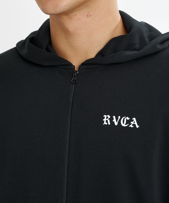 RVCA メンズ OE STARIGHT SFHD 長袖サーフTシャツ 【2026年夏モデル】 BLK / XL