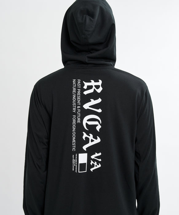 RVCA メンズ OE STARIGHT SFHD 長袖サーフTシャツ 【2026年夏モデル】 BLK / XL