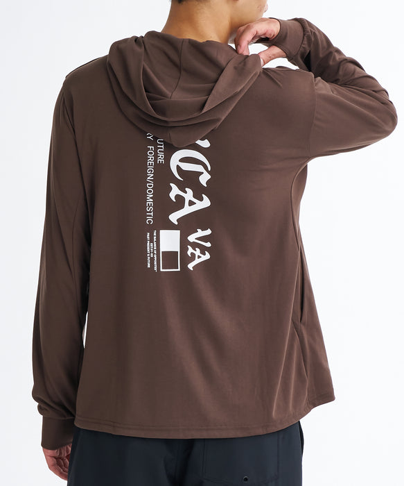 RVCA メンズ OE STARIGHT SFHD 長袖サーフTシャツ 【2026年夏モデル】 MOC / XL