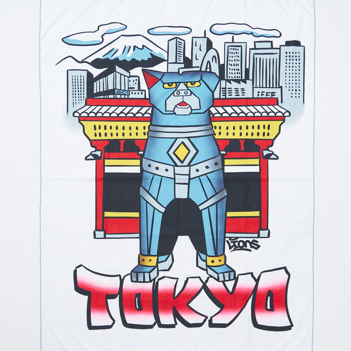 OUTLET】RVCA メンズ MECHA HACHIKO SWIM TOWEL タオル 【2026年夏モデル】