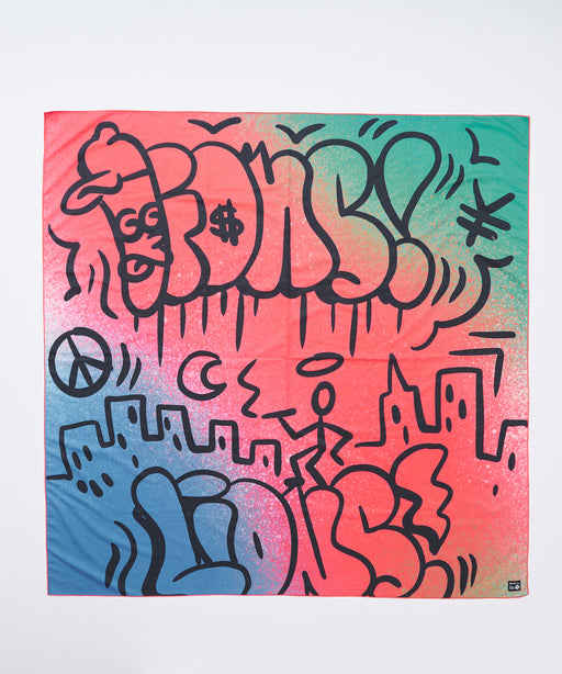 RVCA メンズ LIONS TOKYO GRAFFITI SWIM TOWEL タオル 【2026年夏モデル】 MLT / F
