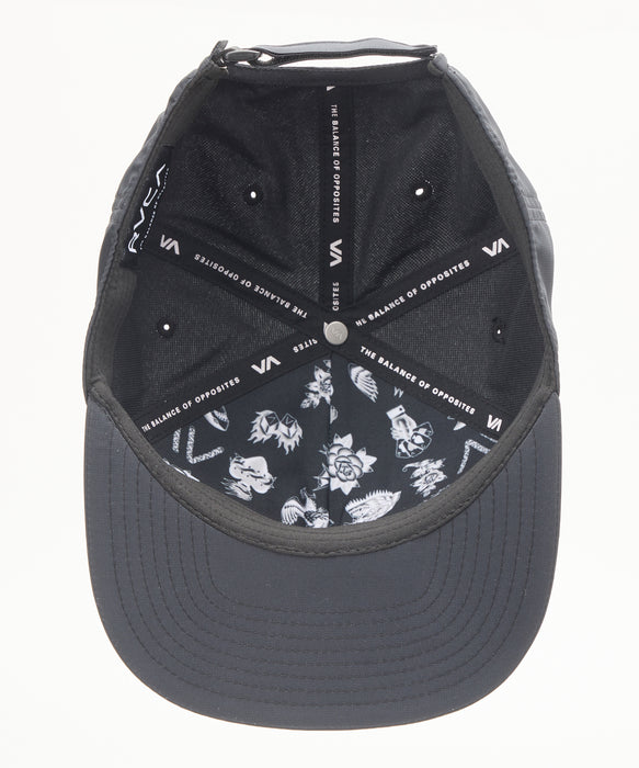 RVCA メンズ KALEB PERFORMANCE 5-PANEL キャップ 【2026年夏モデル】 BLK / F