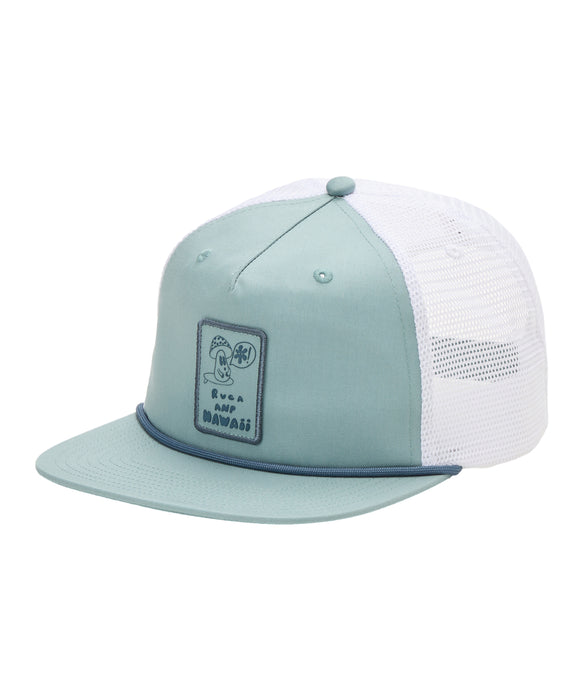 RVCA メンズ BRYCE  SNAPBACK TRUCKER キャップ 【2026年夏モデル】 BLU / F