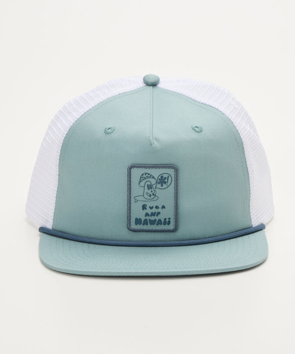 RVCA メンズ BRYCE  SNAPBACK TRUCKER キャップ 【2026年夏モデル】 BLU / F