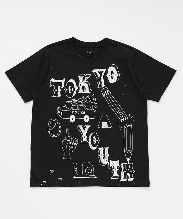 RVCA メンズ BIKO&KENNY ANP TOKYO TEE Tシャツ 【2026年夏モデル】