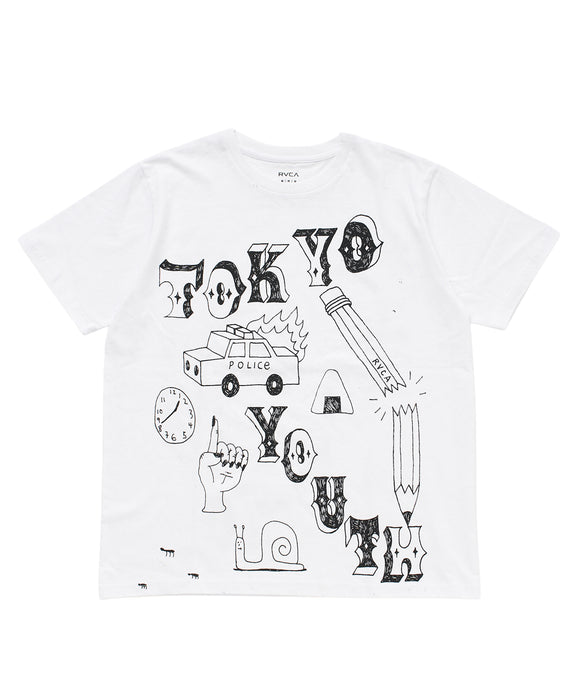 RVCA メンズ BIKO&KENNY ANP TOKYO TEE Tシャツ 【2026年夏モデル】