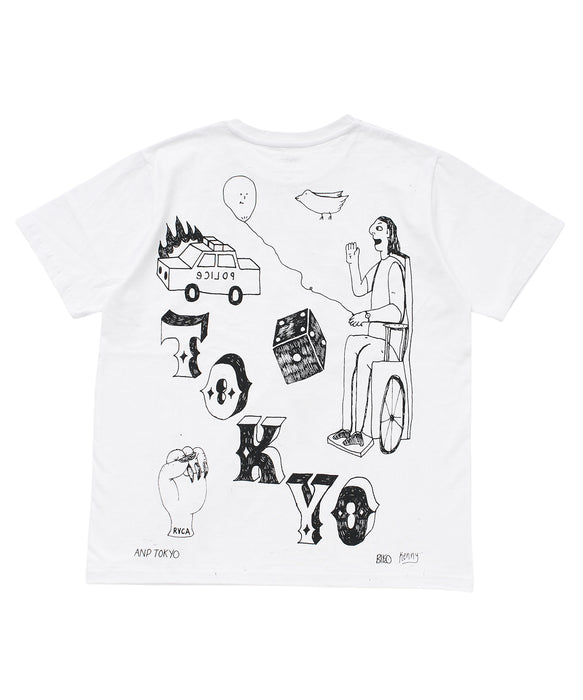 RVCA メンズ BIKO&KENNY ANP TOKYO TEE Tシャツ 【2026年夏モデル】