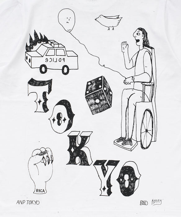 RVCA メンズ BIKO&KENNY ANP TOKYO TEE Tシャツ 【2026年夏モデル】