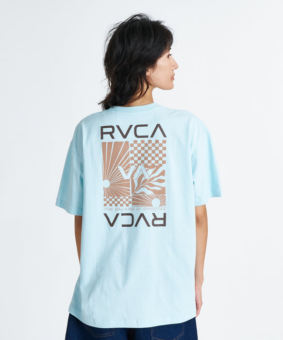 RVCA ウィメンズ SUNTIDES COSTA CRINKLE Tシャツ 【2026年夏モデル】 BLD / L