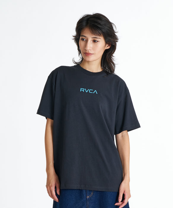 RVCA ウィメンズ SUNTIDES COSTA CRINKLE Tシャツ 【2026年夏モデル】 BLK / L