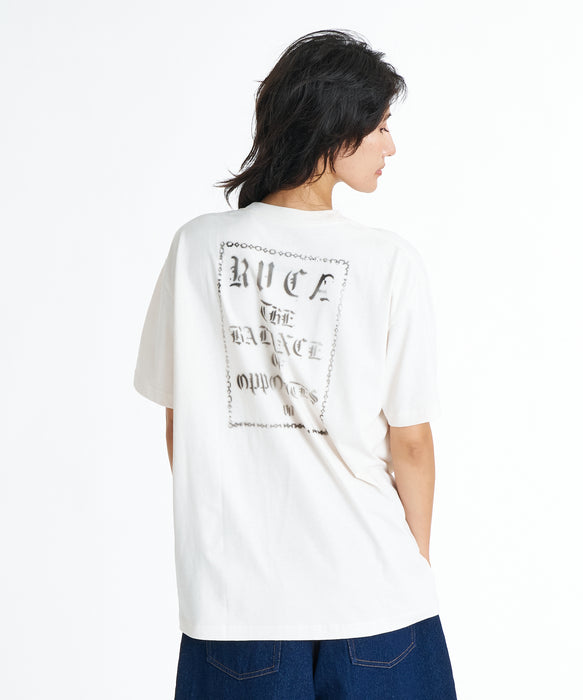 RVCA ウィメンズ WILD RVCA LOOSEFIT OLD E Tシャツ 【2026年夏モデル】 CLO / L