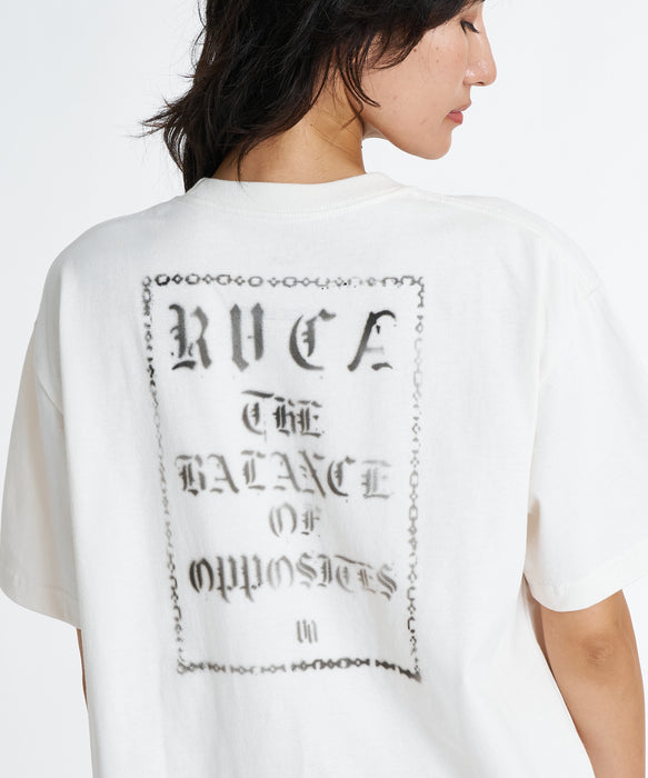 RVCA ウィメンズ WILD RVCA LOOSEFIT OLD E Tシャツ 【2026年夏モデル】 CLO / L