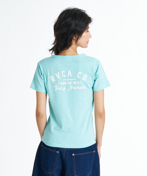 RVCA ウィメンズ ONSHORE BABY HENRY ST Tシャツ 【2026年夏モデル】 BLD / M