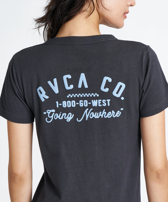 RVCA ウィメンズ ONSHORE BABY HENRY ST Tシャツ 【2026年夏モデル】 WAA / M