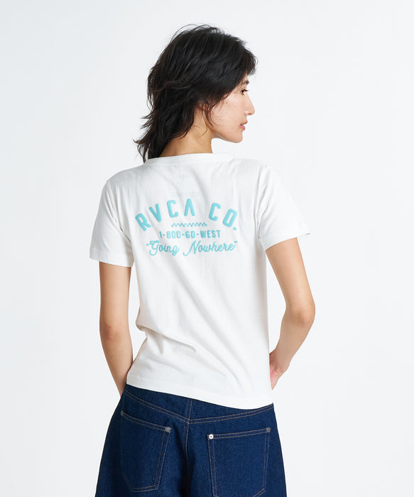 RVCA ウィメンズ ONSHORE BABY HENRY ST Tシャツ 【2026年夏モデル】 WPW / M