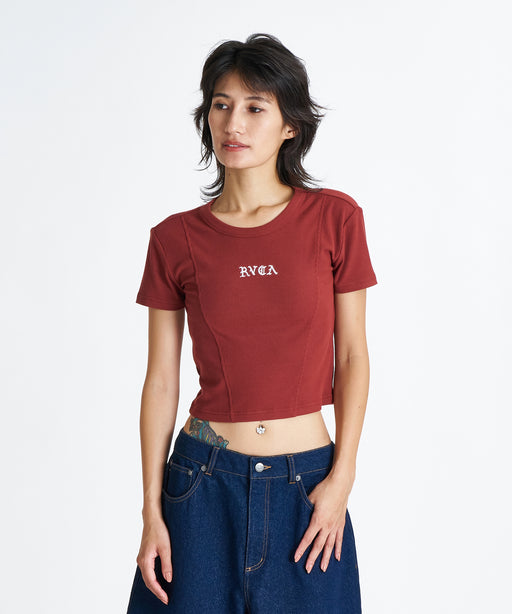 RVCA ウィメンズ RVCA BABY RIB TEE Tシャツ 【2026年夏モデル】 RSA0 / M