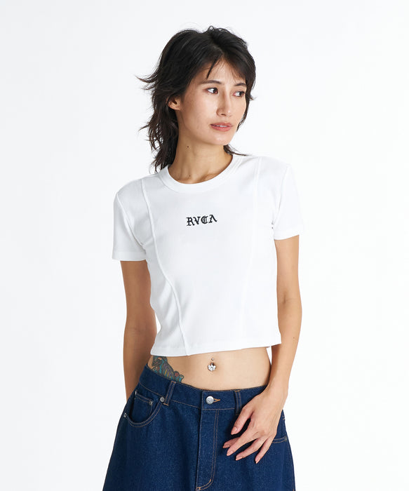 RVCA ウィメンズ RVCA BABY RIB TEE Tシャツ 【2026年夏モデル】 WPW / M