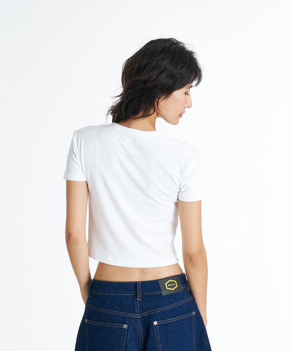 RVCA ウィメンズ RVCA BABY RIB TEE Tシャツ 【2026年夏モデル】 WPW / M
