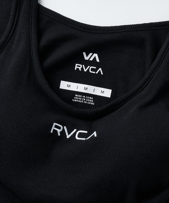 RVCA ウィメンズ MINI RVCA RIBBED TANKTOP タンクトップ 【2026年夏モデル】 BLK / M