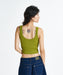 RVCA ウィメンズ MINI RVCA RIBBED TANKTOP タンクトップ 【2026年夏モデル】 MOS / M
