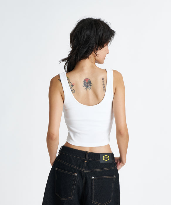 RVCA ウィメンズ MINI RVCA RIBBED TANKTOP タンクトップ 【2026年夏