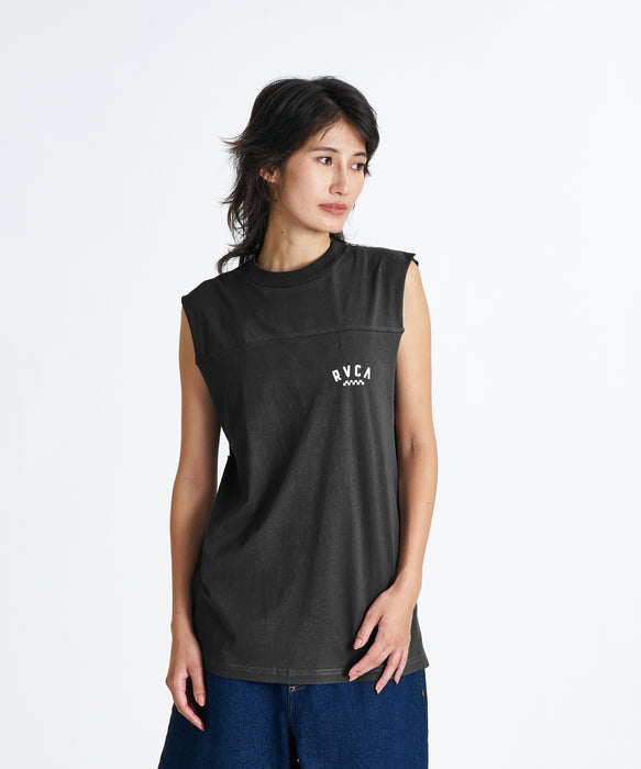 RVCA ウィメンズ CUTOFF TT タンクトップ 【2026年夏モデル】 BLK / L