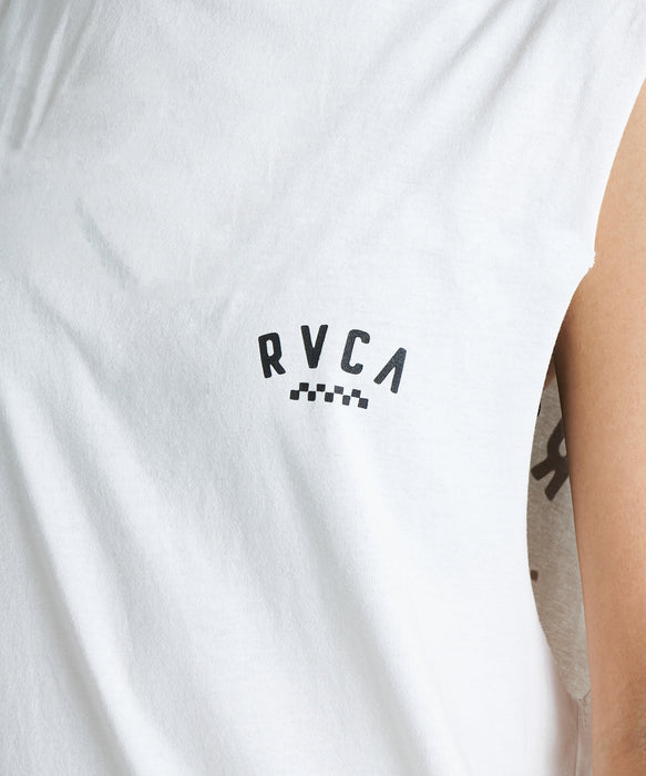 RVCA ウィメンズ CUTOFF TT タンクトップ 【2026年夏モデル】 WHT / L