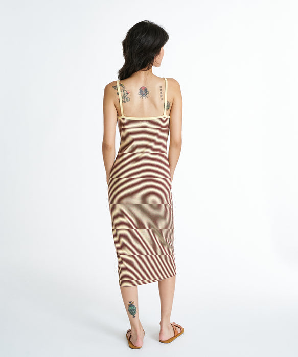 RVCA ウィメンズ PUERTO MIDI DRESS ワンピース 【2026年夏モデル】 YDJ0 / M
