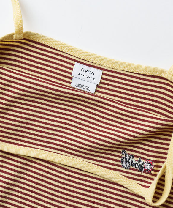RVCA ウィメンズ PUERTO MIDI DRESS ワンピース 【2026年夏モデル】 YDJ0 / M