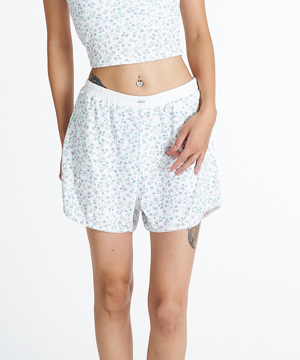 RVCA ウィメンズ MINI RVCA DROP NEEDLE RIB TRUNKS ショートパンツ