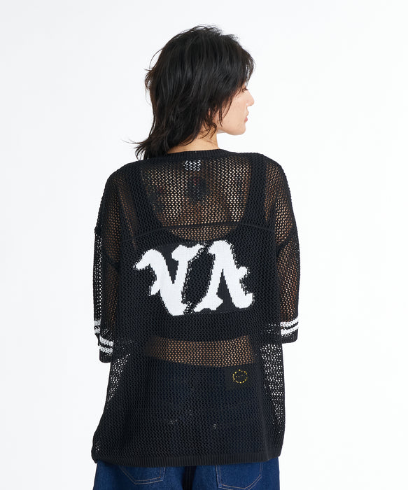 RVCA ウィメンズ MESH KNIT FOOTBALL TEE セーター 【2026年夏モデル】