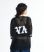 RVCA ウィメンズ MESH KNIT FOOTBALL TEE セーター 【2026年夏モデル】 BLK / M