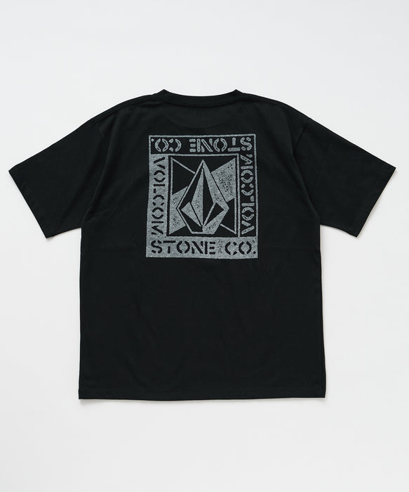 【直営店限定】VOLCOM メンズ SQUARE STONE SS Tシャツ 【2026年春夏モデル】