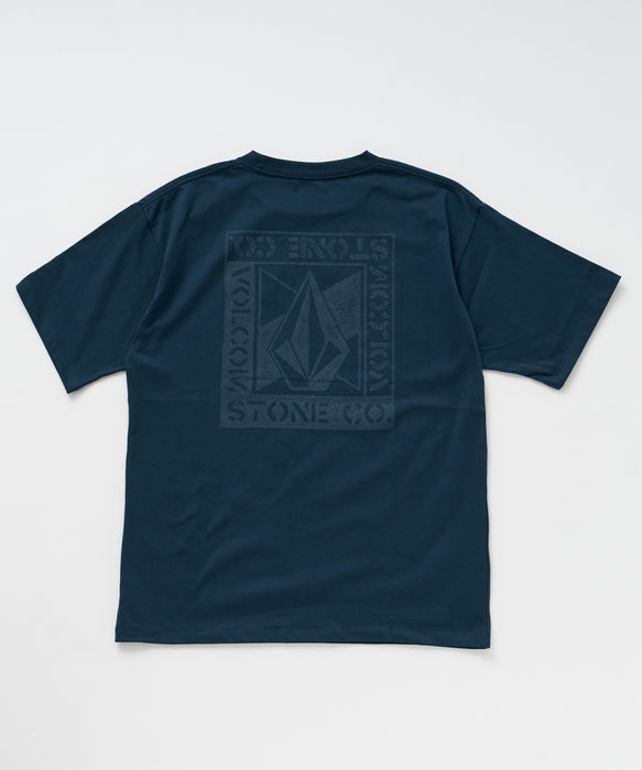 【直営店限定】VOLCOM メンズ SQUARE STONE SS Tシャツ 【2026年春夏モデル】