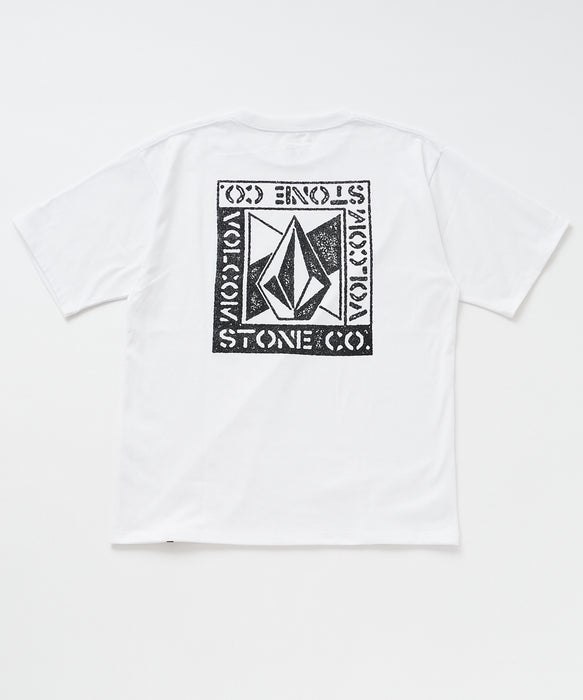【直営店限定】VOLCOM メンズ SQUARE STONE SS Tシャツ 【2026年春夏モデル】