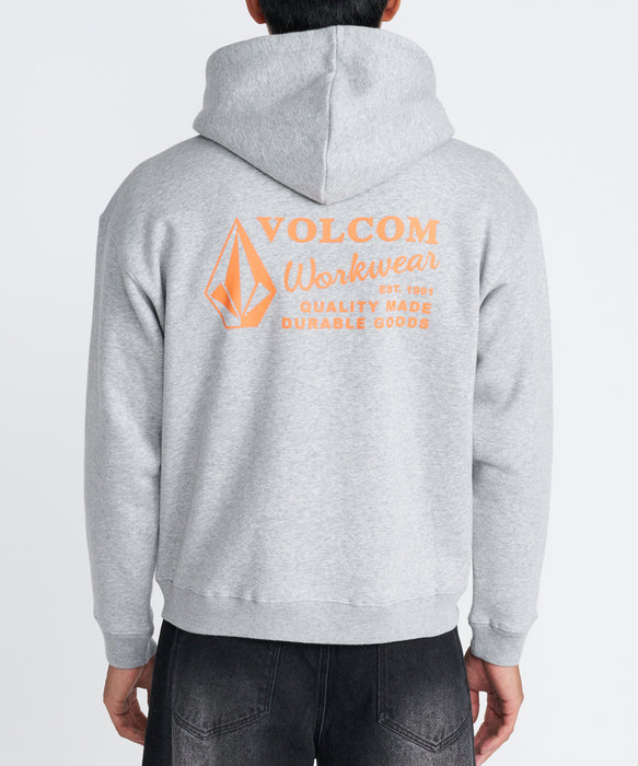 VOLCOM メンズ WORKWEAR ZIP HOOD パーカー 【2026年秋冬モデル】