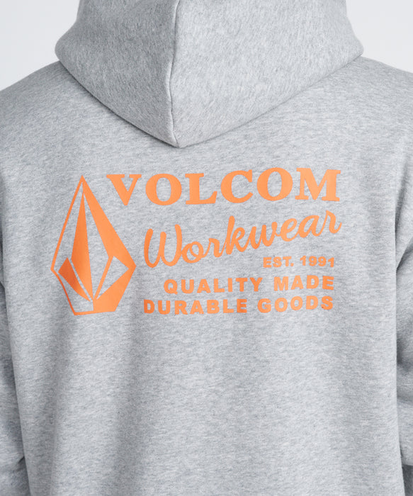 VOLCOM メンズ WORKWEAR ZIP HOOD パーカー 【2026年秋冬モデル】