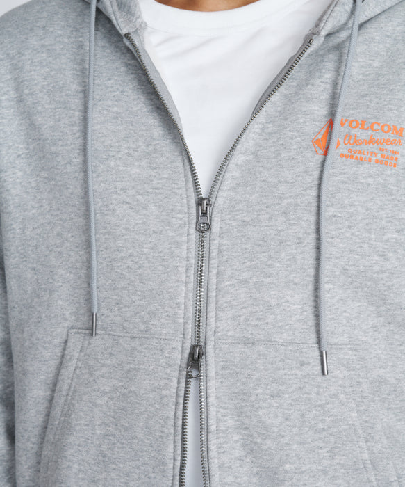 VOLCOM メンズ WORKWEAR ZIP HOOD パーカー 【2026年秋冬モデル】