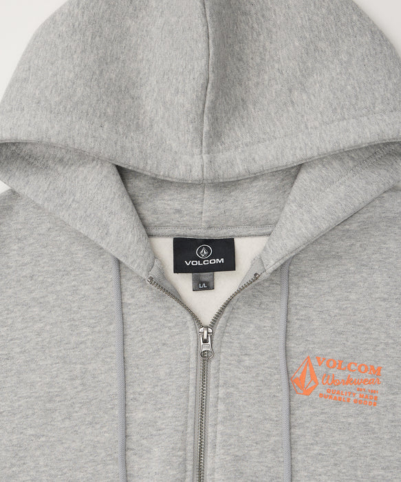 VOLCOM メンズ WORKWEAR ZIP HOOD パーカー 【2026年秋冬モデル】