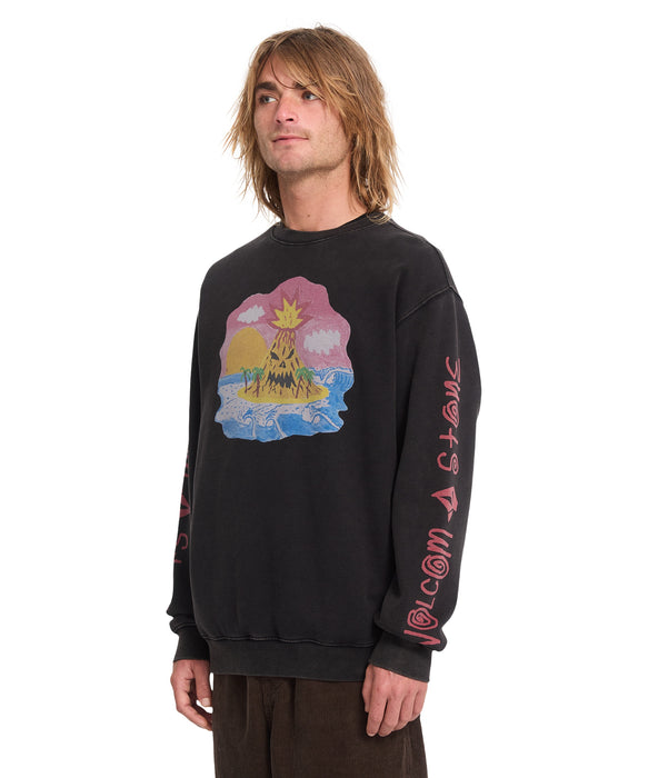 VOLCOM メンズ FA OZZY CREW トレーナー 【2026年秋冬モデル】 LAB / XL